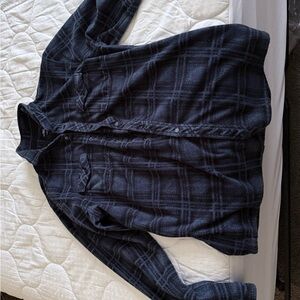 O'Neill Blue and Black Plaid Shirt